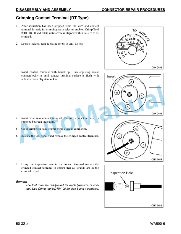 Komatsu WA500-6 Wheel Loader Shop Manual CEBM018104 5 Komatsu WA500-6 Wheel Loader Shop Manual CEBM018104 - Image 5