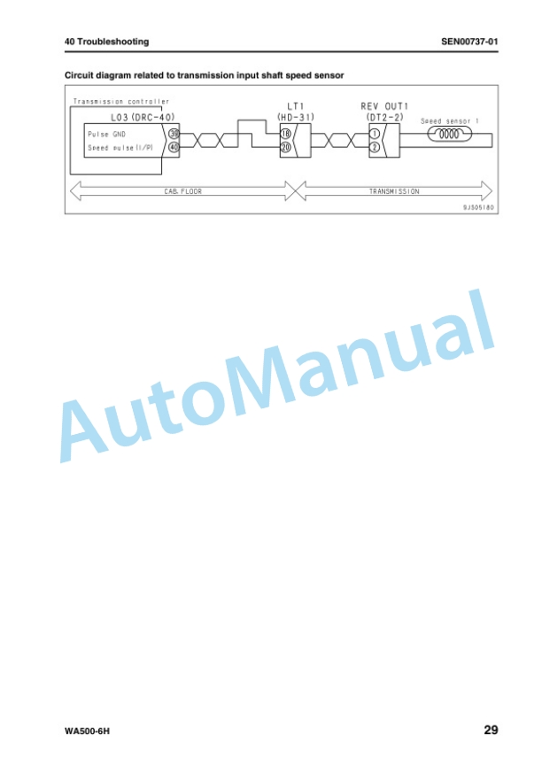 Komatsu WA500-6H Wheel Loader Shop Manual VEBM430100 5 Komatsu WA500-6H Wheel Loader Shop Manual VEBM430100 - Image 5