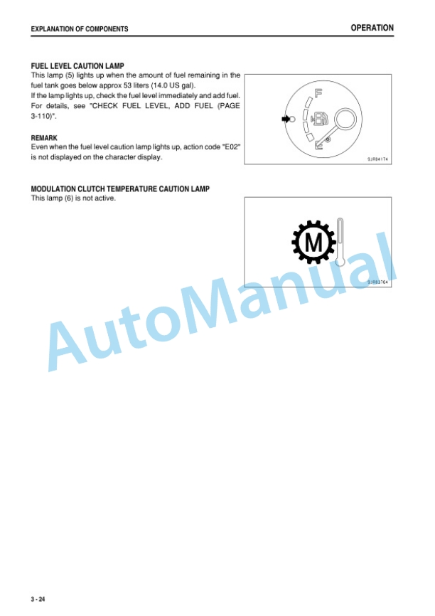 Alternative view of Komatsu WA500-6R Wheel Loader Operation and Maintenance Manual PEN00207-01