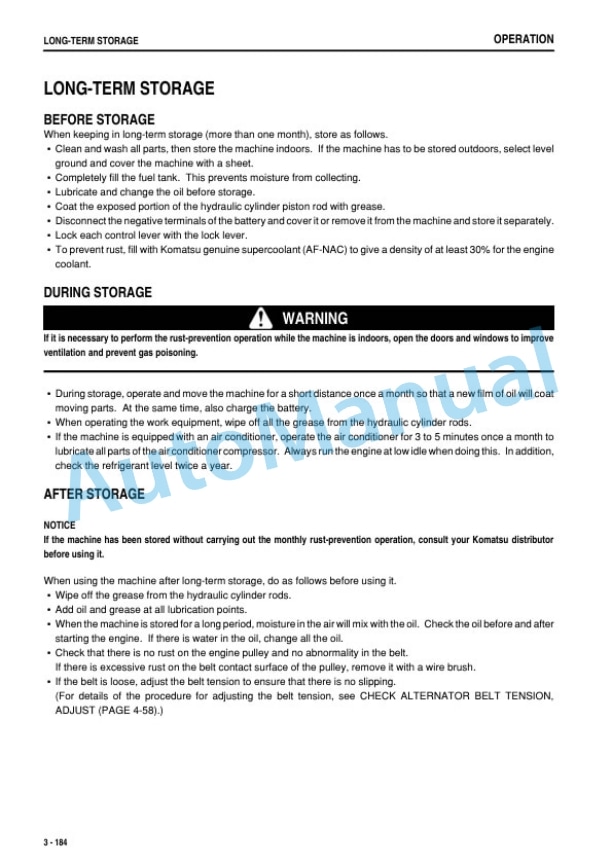 Komatsu WA500-6R Wheel Loader Operation and Maintenance Manual PEN00326-03 4 Komatsu WA500-6R Wheel Loader Operation and Maintenance Manual PEN00326-03 - Image 4