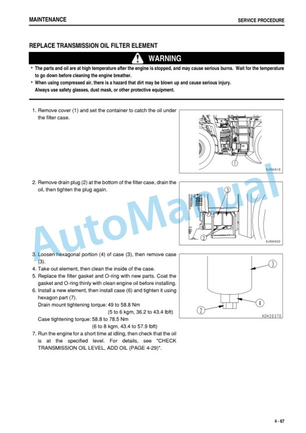 Komatsu WA500-6R Wheel Loader Operation and Maintenance Manual PEN00326-03 5 Komatsu WA500-6R Wheel Loader Operation and Maintenance Manual PEN00326-03 - Image 5