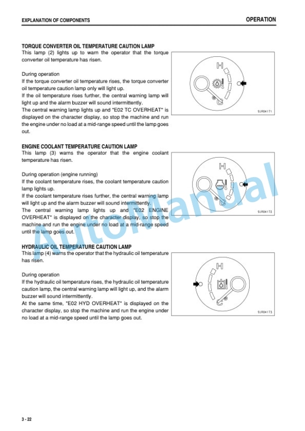 Alternative view of Komatsu WA500-6R Wheel Loader Operation and Maintenance Manual PEN00447-00