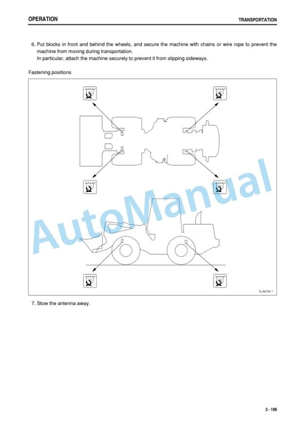 Komatsu WA500-6R Wheel Loader Operation and Maintenance Manual PEN01382-03 4 Komatsu WA500-6R Wheel Loader Operation and Maintenance Manual PEN01382-03 - Image 4