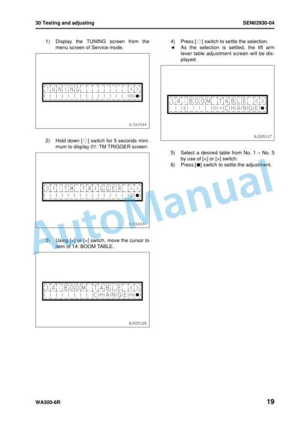 Komatsu WA500-6R Wheel Loader Shop Manual SEN02876-09 3 Komatsu WA500-6R Wheel Loader Shop Manual SEN02876-09 - Image 3
