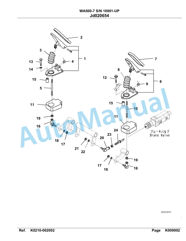 Komatsu WA500-7 Parts Manual 10001-UP 4 Komatsu WA500-7 Parts Manual 10001-UP-4