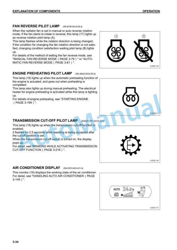 Alternative view of Komatsu WA500-7 Wheel Loader Operation and Maintenance Manual CEAM026604