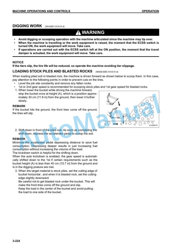 Komatsu WA500-7 Wheel Loader Operation and Maintenance Manual CEAM026604 4 Komatsu WA500-7 Wheel Loader Operation and Maintenance Manual CEAM026604 - Image 4