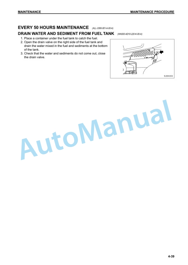 Komatsu WA500-7 Wheel Loader Operation and Maintenance Manual CEAM026604 5 Komatsu WA500-7 Wheel Loader Operation and Maintenance Manual CEAM026604 - Image 5