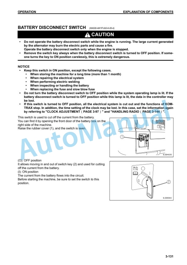 Komatsu WA500-7 Wheel Loader Operation and Maintenance Manual TEN00584-10 3 Komatsu WA500-7 Wheel Loader Operation and Maintenance Manual TEN00584-10 - Image 3