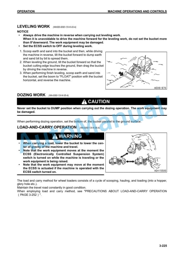 Komatsu WA500-7 Wheel Loader Operation and Maintenance Manual TEN00584-10 4 Komatsu WA500-7 Wheel Loader Operation and Maintenance Manual TEN00584-10 - Image 4