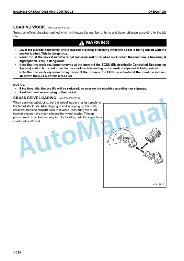 Komatsu WA500-7 Wheel Loader Operation and Maintenance Manual TEN00584-12 4 Komatsu WA500-7 Wheel Loader Operation and Maintenance Manual TEN00584-12 - Image 4