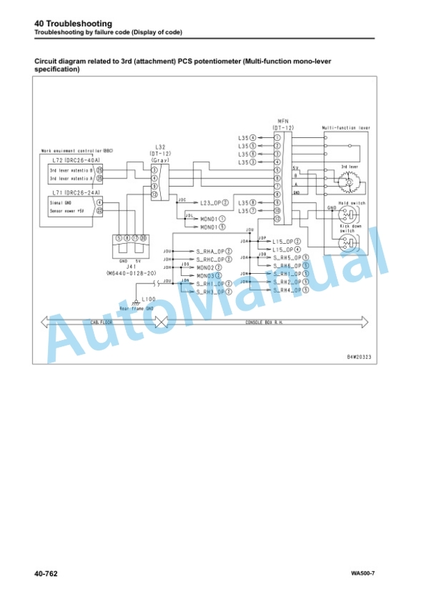 Komatsu WA500-7 Wheel Loader Shop Manual SEN05693-08 4 Komatsu WA500-7 Wheel Loader Shop Manual SEN05693-08 - Image 4