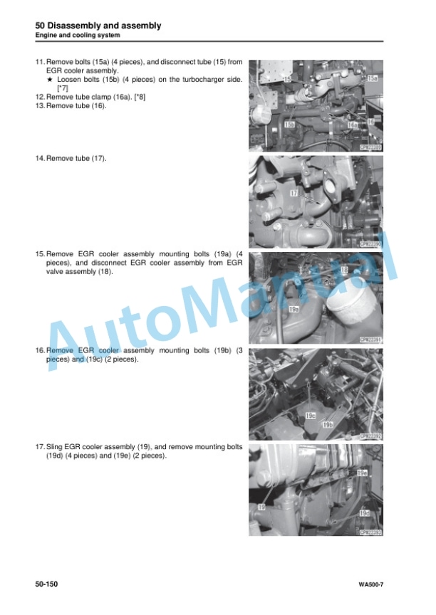Komatsu WA500-7 Wheel Loader Shop Manual SEN05693-10 5 Komatsu WA500-7 Wheel Loader Shop Manual SEN05693-10 - Image 5