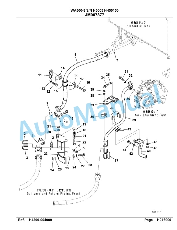 Komatsu WA500-8 Parts Manual - H50051 - H50150 3 Komatsu WA500-8 Parts Manual - H50051 - H50150-3