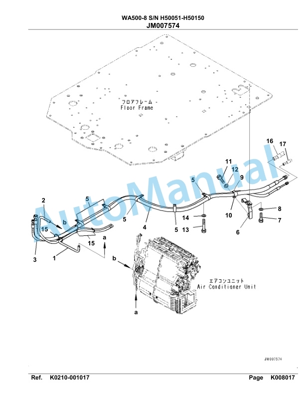 Komatsu WA500-8 Parts Manual - H50051 - H50150 4 Komatsu WA500-8 Parts Manual - H50051 - H50150-4