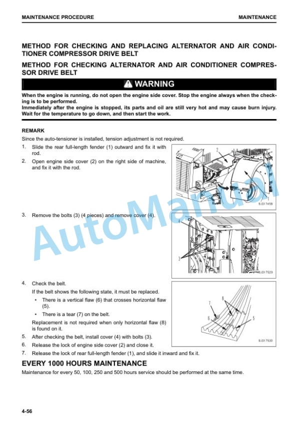 Komatsu WA500-8 Wheel Loader Operation and Maintenance Manual CEAM030701 5 Komatsu WA500-8 Wheel Loader Operation and Maintenance Manual CEAM030701 - Image 5