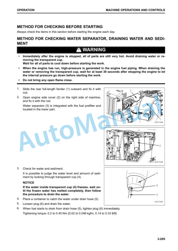 Komatsu WA500-8 Wheel Loader Operation and Maintenance Manual CEAM030705 3 Komatsu WA500-8 Wheel Loader Operation and Maintenance Manual CEAM030705 - Image 3