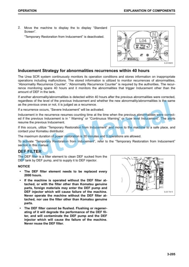 Komatsu WA500-8 Wheel Loader Operation and Maintenance Manual PEN00853-04 3 Komatsu WA500-8 Wheel Loader Operation and Maintenance Manual PEN00853-04 - Image 3
