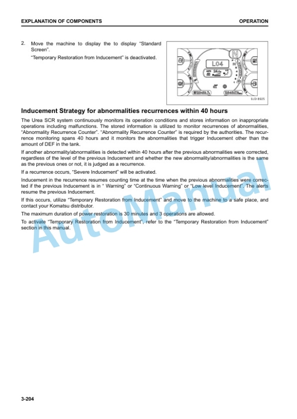 Komatsu WA500-8 Wheel Loader Operation and Maintenance Manual PEN01401-00 3 Komatsu WA500-8 Wheel Loader Operation and Maintenance Manual PEN01401-00 - Image 3