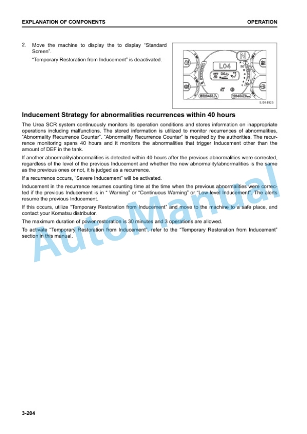 Komatsu WA500-8 Wheel Loader Operation and Maintenance Manual PEN01570-00 3 Komatsu WA500-8 Wheel Loader Operation and Maintenance Manual PEN01570-00 - Image 3