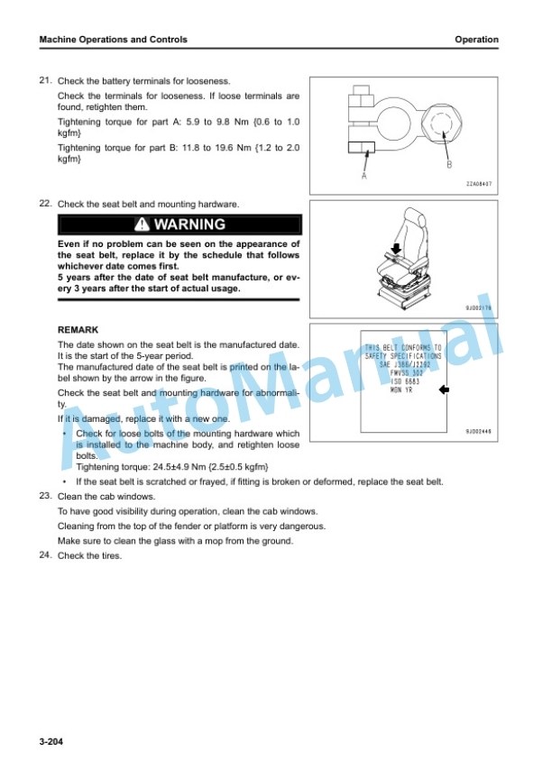 Komatsu WA500-8 Wheel Loader Operation and Maintenance Manual PEN01900-01 3 Komatsu WA500-8 Wheel Loader Operation and Maintenance Manual PEN01900-01 - Image 3
