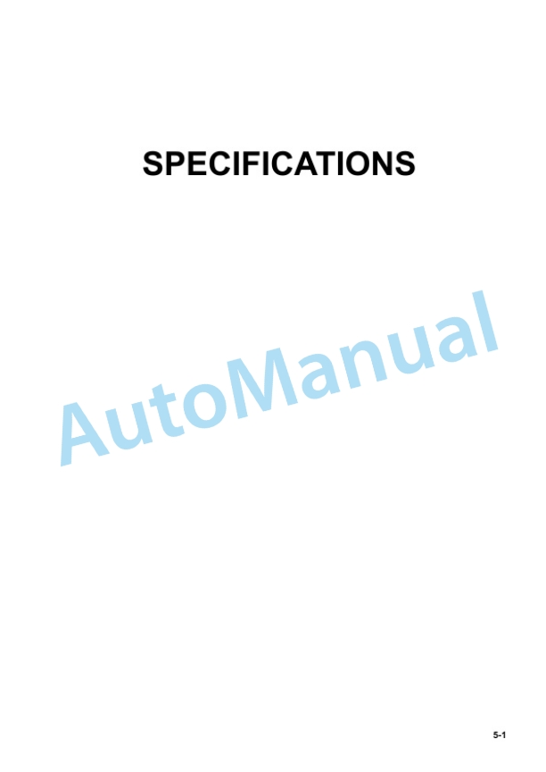 Komatsu WA500-8 Wheel Loader Operation and Maintenance Manual PEN01903-00 5 Komatsu WA500-8 Wheel Loader Operation and Maintenance Manual PEN01903-00 - Image 5