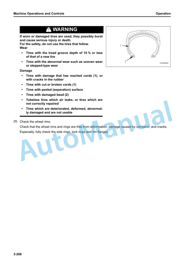 Komatsu WA500-8 Wheel Loader Operation and Maintenance Manual PEN02043-00 3 Komatsu WA500-8 Wheel Loader Operation and Maintenance Manual PEN02043-00 - Image 3