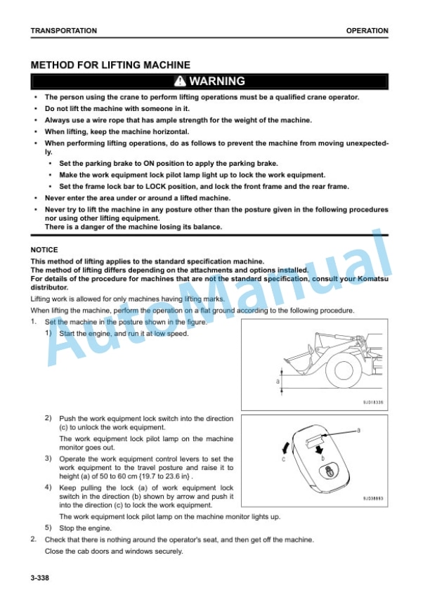 Komatsu WA500-8 Wheel Loader Operation and Maintenance Manual TEN00900-01 4 Komatsu WA500-8 Wheel Loader Operation and Maintenance Manual TEN00900-01 - Image 4