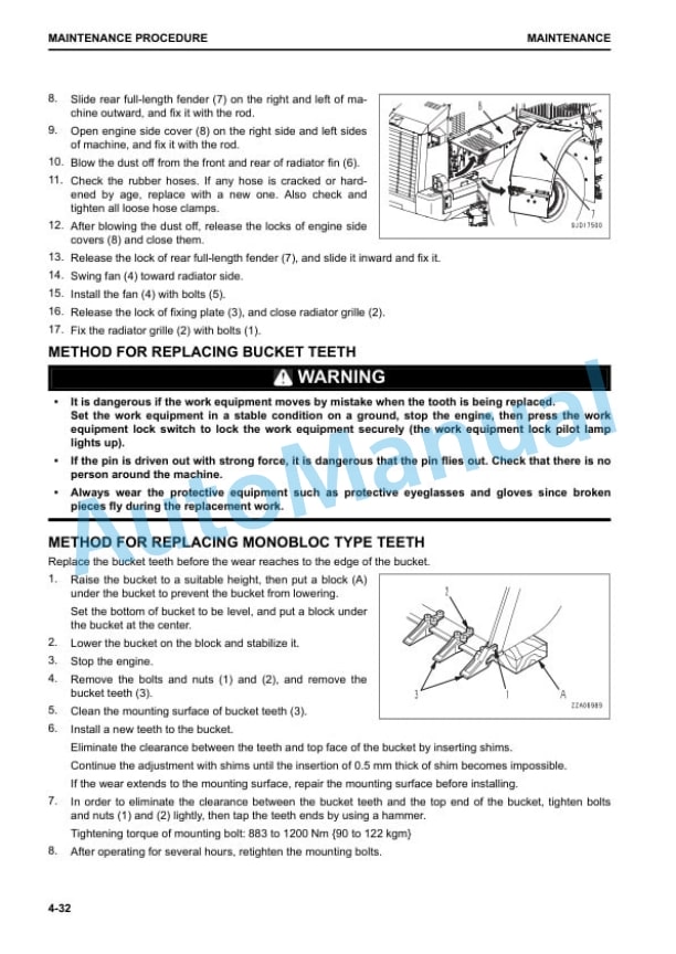Komatsu WA500-8 Wheel Loader Operation and Maintenance Manual VENAM50501 5 Komatsu WA500-8 Wheel Loader Operation and Maintenance Manual VENAM50501 - Image 5