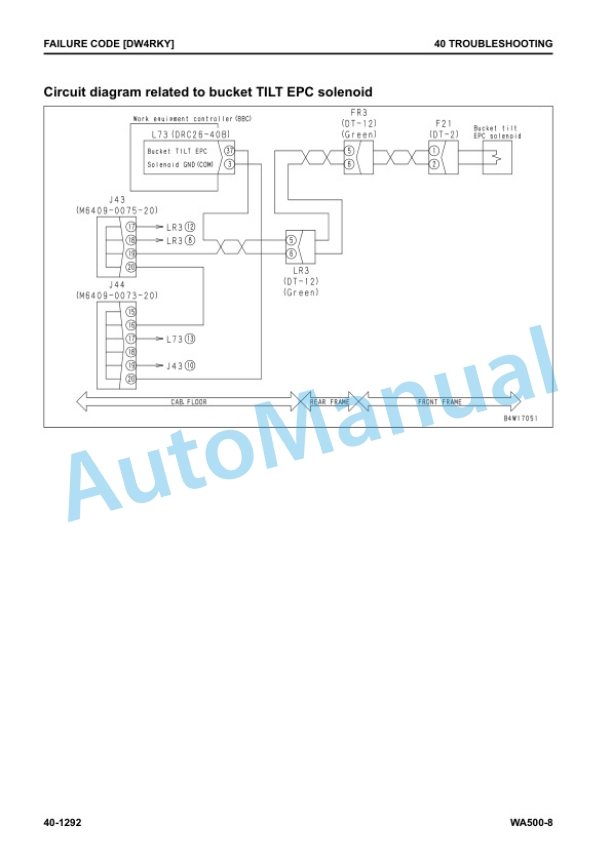 Komatsu WA500-8 Wheel Loader Shop Manual SEN06581-11 4 Komatsu WA500-8 Wheel Loader Shop Manual SEN06581-11 - Image 4