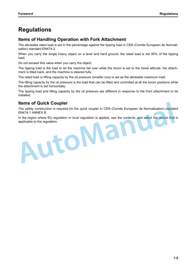 Komatsu WA500-8E0 Wheel Loader Operation and Maintenance Manual PEN01989-00 3 Komatsu WA500-8E0 Wheel Loader Operation and Maintenance Manual PEN01989-00 - Image 3
