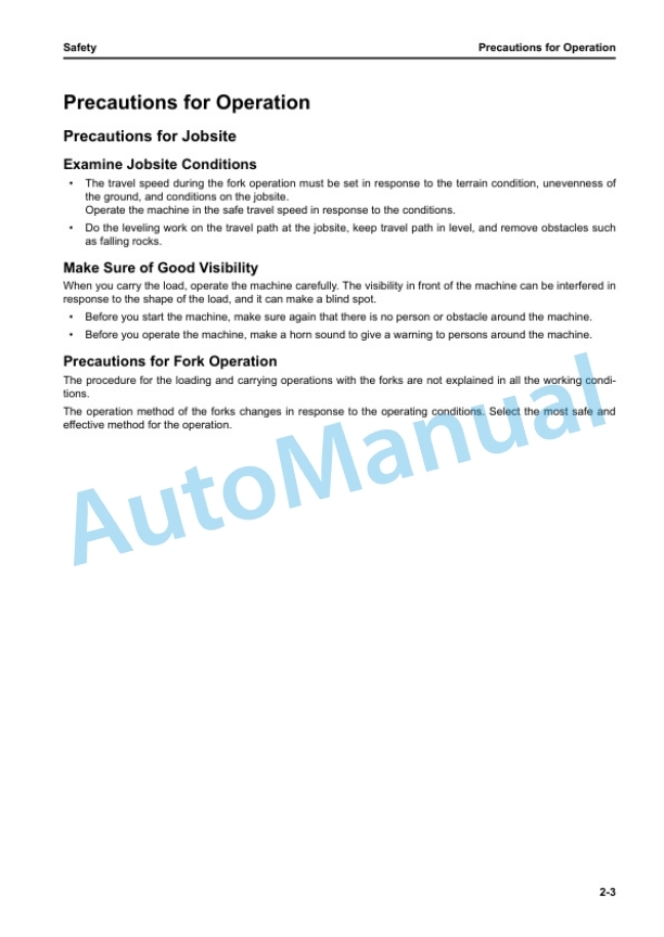 Komatsu WA500-8E0 Wheel Loader Operation and Maintenance Manual PEN01989-00 4 Komatsu WA500-8E0 Wheel Loader Operation and Maintenance Manual PEN01989-00 - Image 4