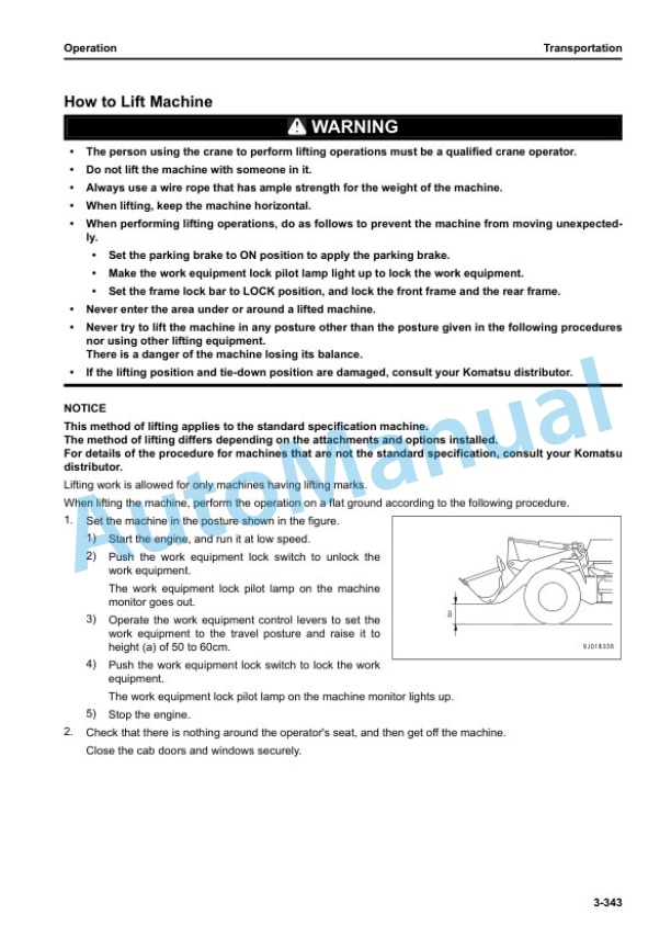 Komatsu WA500-8E0 Wheel Loader Operation and Maintenance Manual PEN02243-00 4 Komatsu WA500-8E0 Wheel Loader Operation and Maintenance Manual PEN02243-00 - Image 4