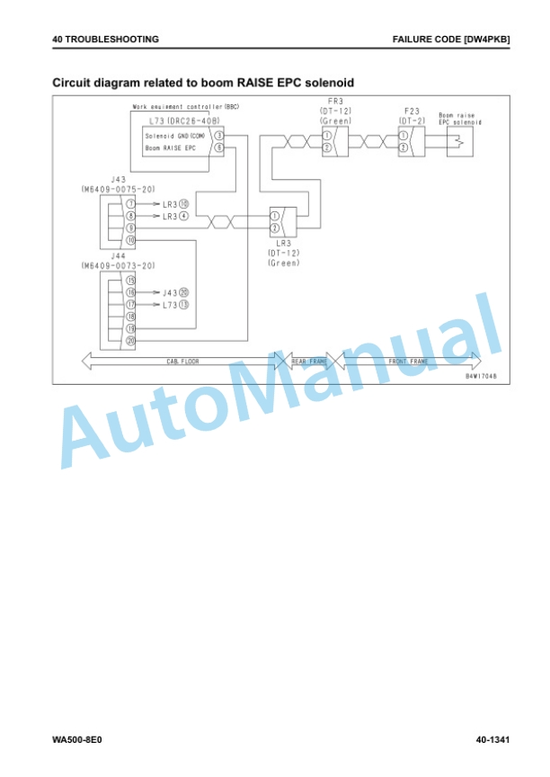 Komatsu WA500-8E0 Wheel Loader Shop Manual SEN06755-02 4 Komatsu WA500-8E0 Wheel Loader Shop Manual SEN06755-02 - Image 4
