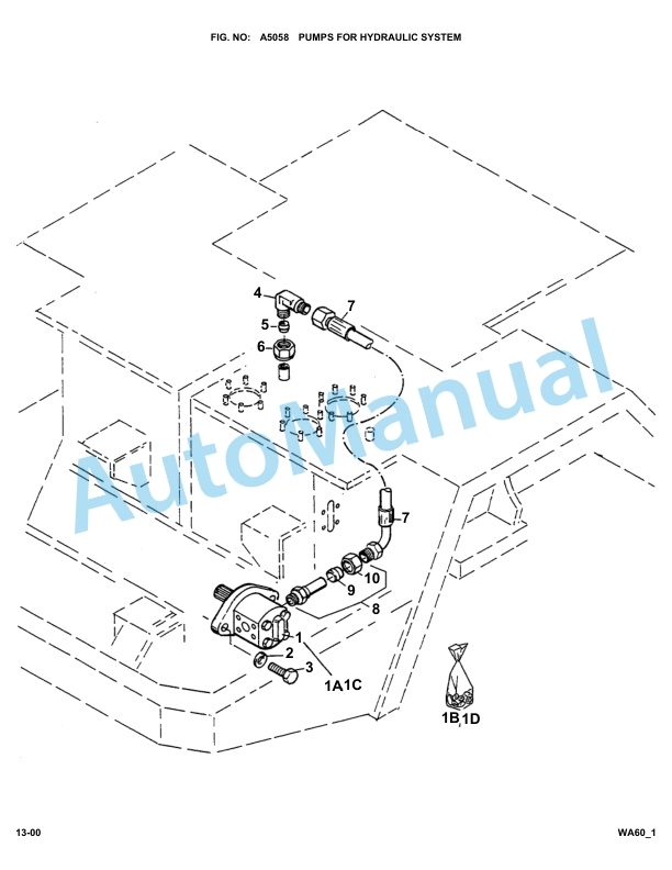 Komatsu WA60-1, WA60-10F Parts Manual 5 Komatsu WA60-1, WA60-10F Parts Manual-5