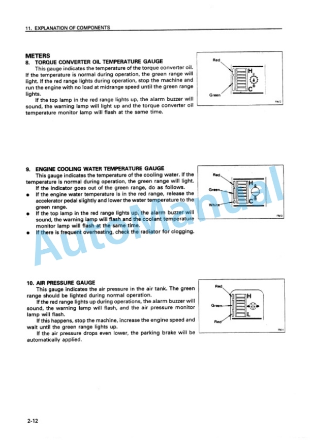 Alternative view of Komatsu WA600-1 Wheel Loader Operation and Maintenance Manual SEAM003801