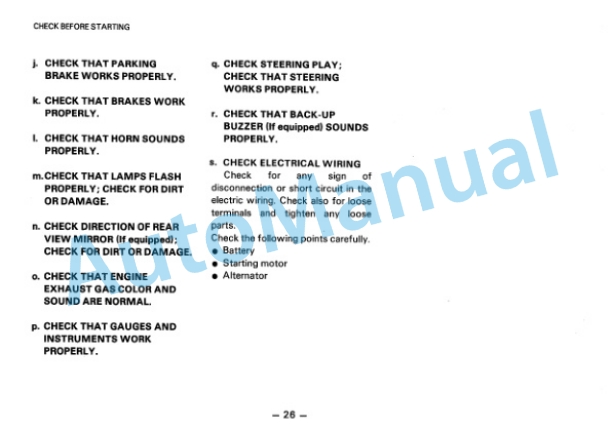 Alternative view of Komatsu WA600-1 Wheel Loader Operation and Maintenance Manual SEAM0426C102