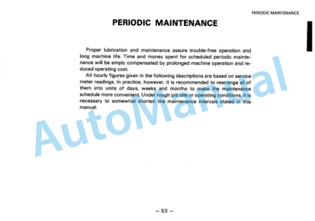 Komatsu WA600-1 Wheel Loader Operation and Maintenance Manual SEAM0426C102 3 Komatsu WA600-1 Wheel Loader Operation and Maintenance Manual SEAM0426C102 - Image 3