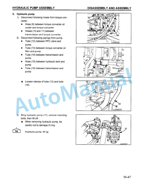 Komatsu WA600-1 Wheel Loader Shop Manual CEBM000800 4 Komatsu WA600-1 Wheel Loader Shop Manual CEBM000800 - Image 4