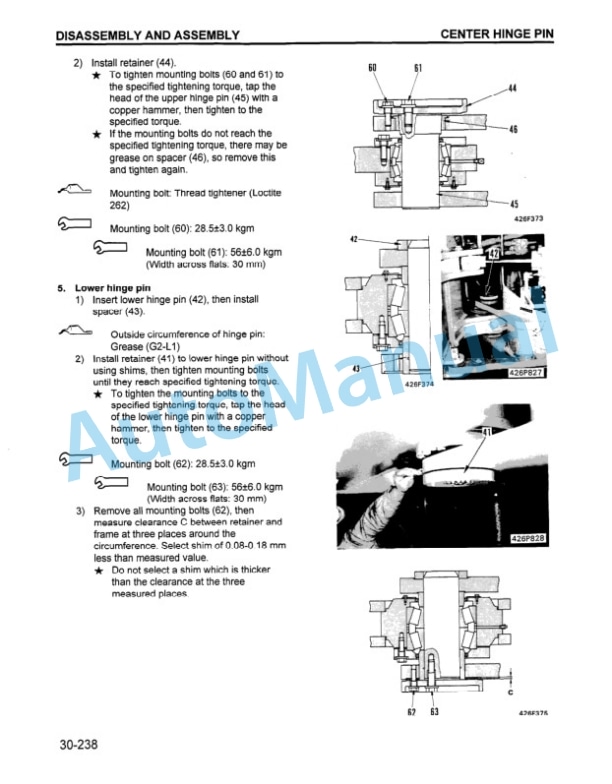 Komatsu WA600-1 Wheel Loader Shop Manual CEBM000800 5 Komatsu WA600-1 Wheel Loader Shop Manual CEBM000800 - Image 5