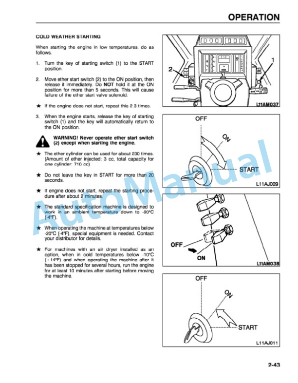 Komatsu WA600-1LC Wheel Loader Operation and Maintenance Manual CEAMW26030 3 Komatsu WA600-1LC Wheel Loader Operation and Maintenance Manual CEAMW26030 - Image 3