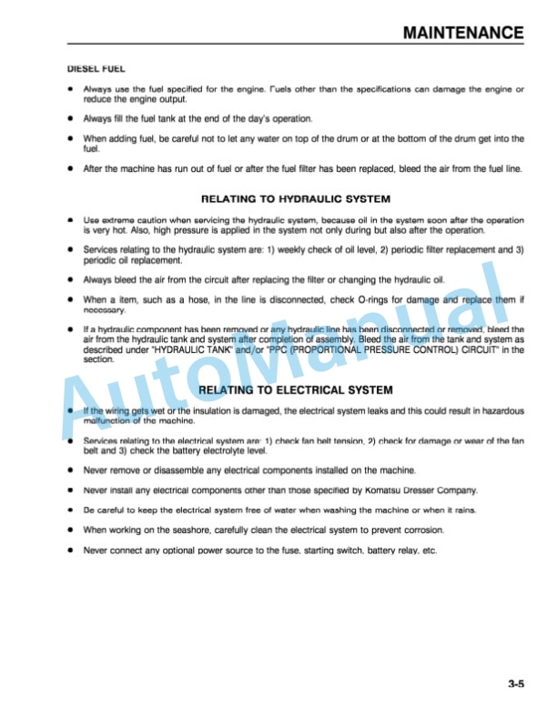 Komatsu WA600-1LC Wheel Loader Operation and Maintenance Manual CEAMW26030 4 Komatsu WA600-1LC Wheel Loader Operation and Maintenance Manual CEAMW26030 - Image 4