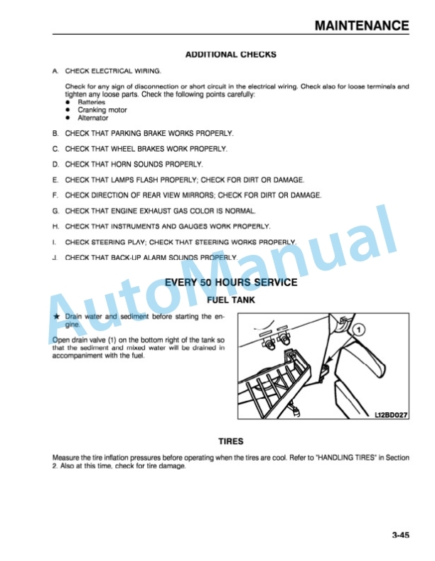 Komatsu WA600-1LC Wheel Loader Operation and Maintenance Manual CEAMW26030 5 Komatsu WA600-1LC Wheel Loader Operation and Maintenance Manual CEAMW26030 - Image 5