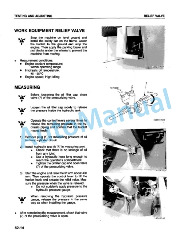 Komatsu WA600-1LC Wheel Loader Shop Manual CEBMW26030 4 Komatsu WA600-1LC Wheel Loader Shop Manual CEBMW26030 - Image 4