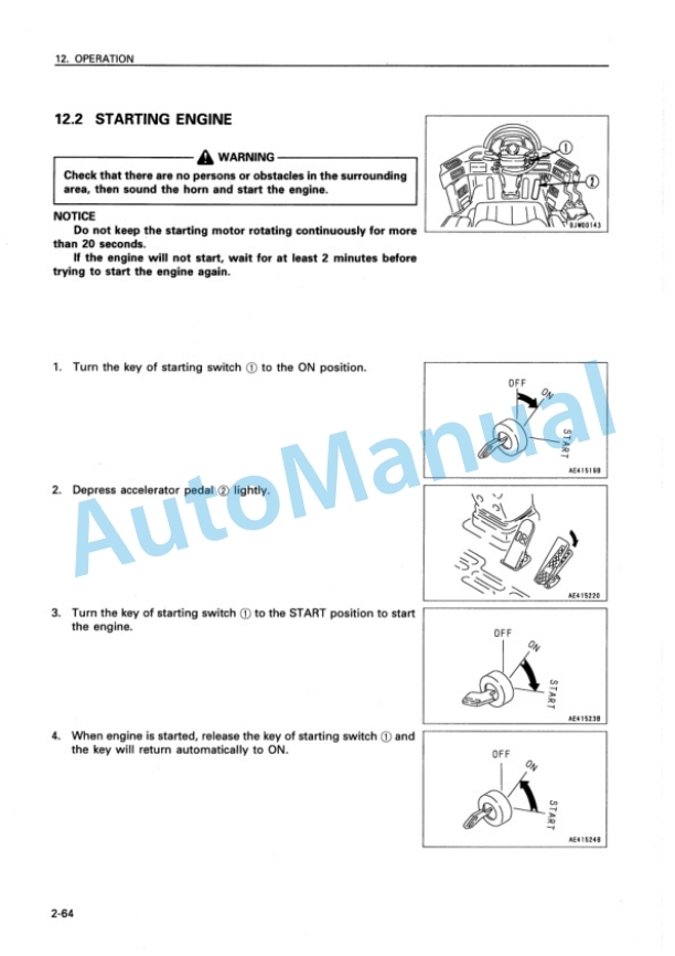 Komatsu WA600-3 Avance Wheel Loader Operation and Maintenance Manual SEAM018400 3 Komatsu WA600-3 Avance Wheel Loader Operation and Maintenance Manual SEAM018400 - Image 3