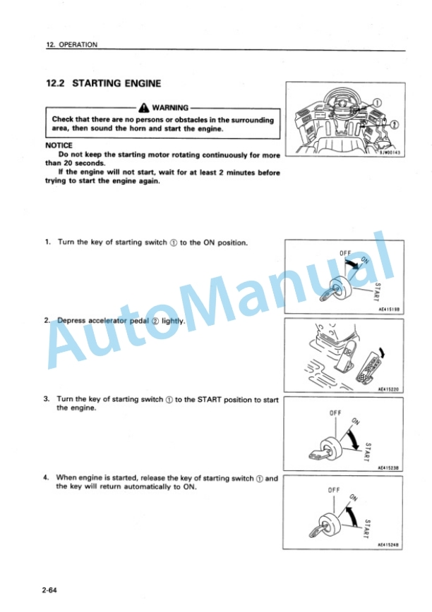 Komatsu WA600-3 Avance Wheel Loader Operation and Maintenance Manual SEAM018402T 3 Komatsu WA600-3 Avance Wheel Loader Operation and Maintenance Manual SEAM018402T - Image 3