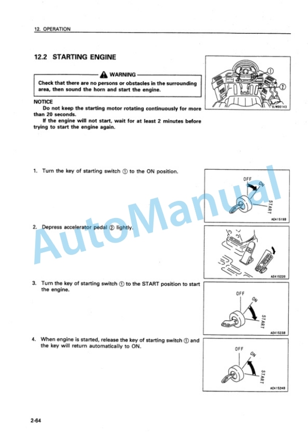 Komatsu WA600-3 Avance Wheel Loader Operation and Maintenance Manual SEAM032101P 3 Komatsu WA600-3 Avance Wheel Loader Operation and Maintenance Manual SEAM032101P - Image 3