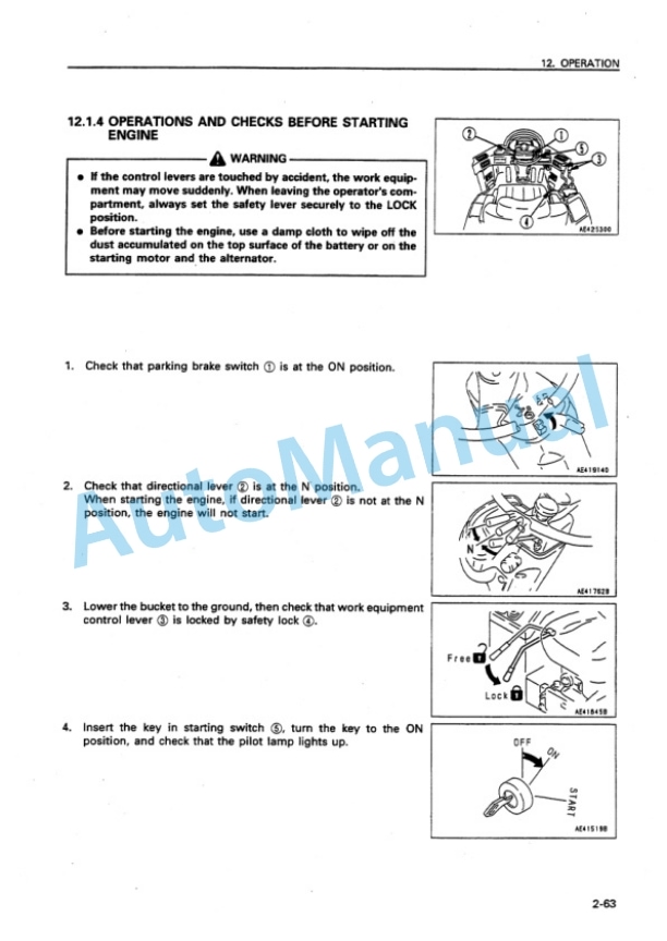 Komatsu WA600-3 Avance Wheel Loader Operation and Maintenance Manual SEAMW02000 3 Komatsu WA600-3 Avance Wheel Loader Operation and Maintenance Manual SEAMW02000 - Image 3