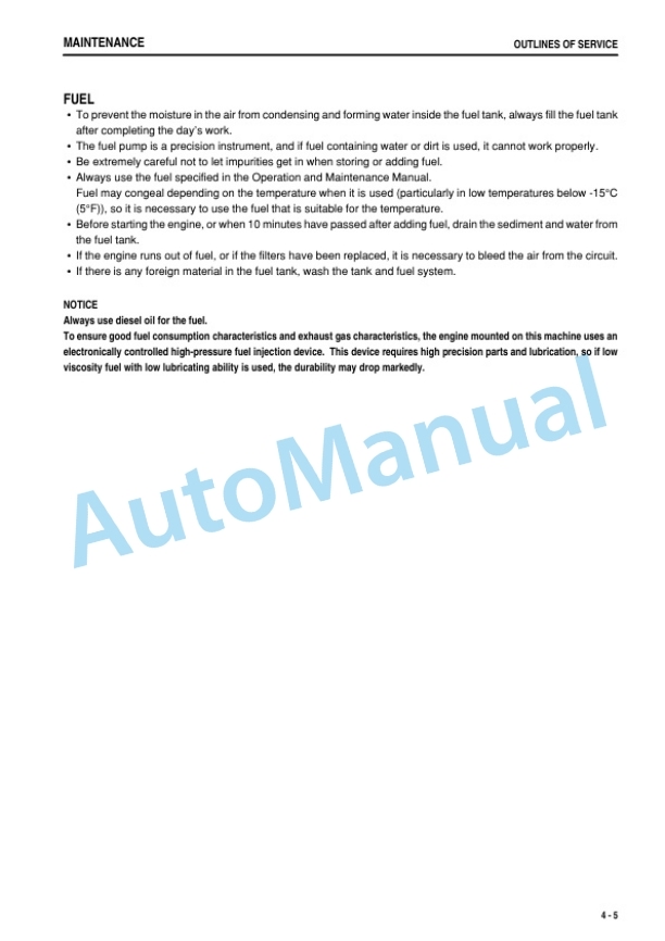 Komatsu WA600-3 Avance Wheel Loader Operation and Maintenance Manual TEN00002-05 4 Komatsu WA600-3 Avance Wheel Loader Operation and Maintenance Manual TEN00002-05 - Image 4