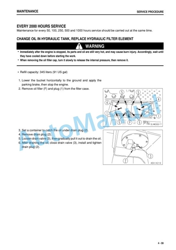 Komatsu WA600-3 Avance Wheel Loader Operation and Maintenance Manual TEN00002-05 5 Komatsu WA600-3 Avance Wheel Loader Operation and Maintenance Manual TEN00002-05 - Image 5